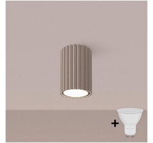 Brilagi - LED точково осветително тяло CRESTO 1xGU10/10W/230V 10 см таупе