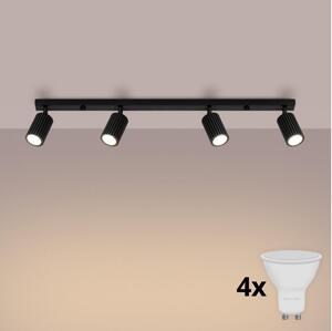Brilagi - LED спот CRESTO 4xGU10/10W/230V черен