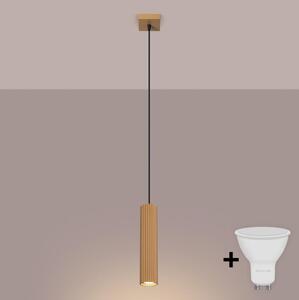 Brilagi - LED полилей на кабел CRESTO 1xGU10/10W/230V златист