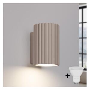 Brilagi - LED стенен аплик CRESTO 1xGU10/10W/230V 10 cm таупе
