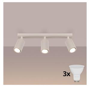 Brilagi - LED точково осветително тяло CRESTO 3xGU10/10W/230V кремаво