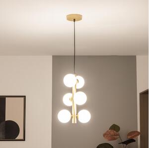 Brilagi - LED Пендел MILLA 6xG9/3W/230V златист/бял
