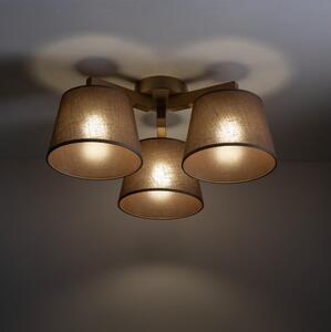 Brilagi - Полилей с повърхностен монтаж LATTE SABIA 3xE27/15W/230V бор/кафяв