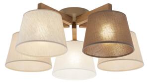 Brilagi - Плафонен полилей LATTE SABIA 5xE27/15W/230V бор/микс