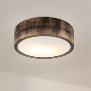 Brilagi - Потолна лампа CARVALHO SMOKEY 1xE27/60W/230V, дъб, Ø 27,5 см
