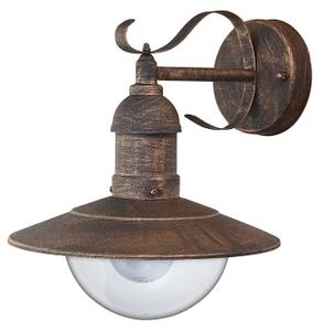 Brilagi - Външно стенно осветително тяло MOLDE 1xE27/60W/230V IP44 бронзов/патина