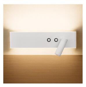LED стенен точков осветител RESORT LED/10W/230V + LED/3W бял, десен