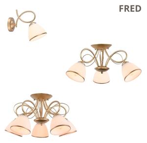 Brilagi - Полилей с повърхностен монтаж FRED 5xE27/60W/230V Ø 59 см златен
