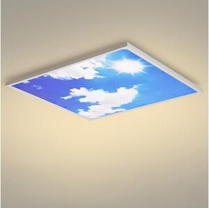 Brilagi - LED таванно осветително тяло SLIMFRAME SKY LED/58W/230V 60x60 cm сребристо/синьо