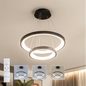 Brilagi - LED полилей с димер на кабел FALCON SLIM LED/68W/230V Ø 50 см черен +ДУ