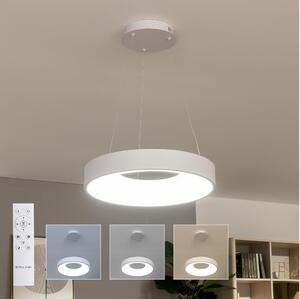Brilagi - димируема LED висяща лампа на кабел FALCON II LED/67W/230V пр. 40 cm бяла + дистанционно управление