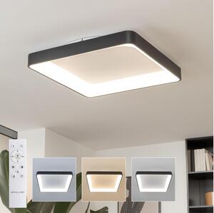 Brilagi - димируемо LED таванно осветително тяло FALCON II LED/125W/230V 60x60 cm черно + дистанционно управление