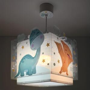 Dalber 63452 - Детски полилей BABY DINOS 1xE27/15W/230V пъстроцветен