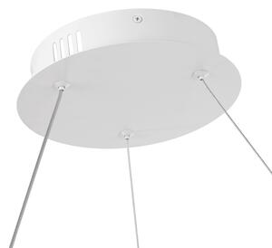 Brilagi-LED Димируем полилей на кабел TWISTER LED/48W/230V Ø 50 см бял + дистанционно управление