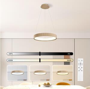Brilagi - Димируем полилей на кабел FALCON MODERN LED/30W/230V 40 см бежов + дистанционно управление