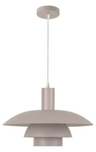 Полилей на кабел FERRO 1xE27/15W/230V, сив