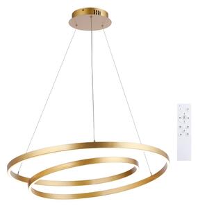 Brilagi-LED Димируема полилей на кабел TWISTER LED/75W/230V Ø 70 см златист +ДУ