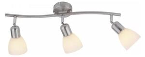 JUST LIGHT. 11953-55 - Точково осветително тяло KARO 3xE14/40W/230V матов хром