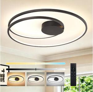 Brilagi- Димируемо LED таванно осветително тяло TWISTER LED/105W/230V Ø100 см черно + ДУ