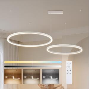 Brilagi - LED димируем полилей на кабел PORTOFINO LED/98W/230V бял + дистанционно управление