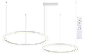 Brilagi - LED димируем полилей на кабел PORTOFINO LED/98W/230V бял + дистанционно управление