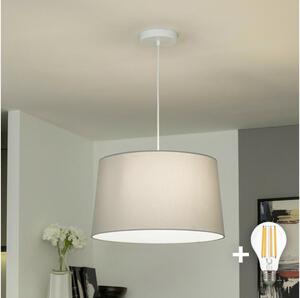Brilagi - LED полилей на кабел CERIA 1xE27/40W/230V Ø 45 см, сив