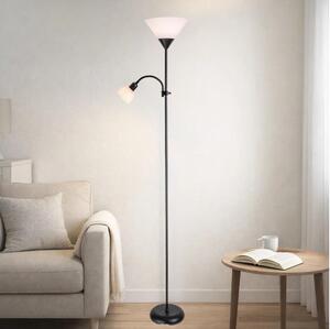 Brilagi - Подова лампа ARIANA 1xE27/100W/230V + 1xE14/25W черна