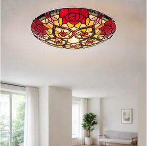 Brilagi - витражен таванен плафон в стил Tiffany GARLAN 2xE27/60W/230V
