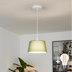 Brilagi - LED полилей на кабел CERIA 1xE27/40W/230V Ø 25 см зелен