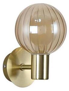Searchlight 30506GO - Стенно осветително тяло LUMINSPHERE 1x G9/7W/230V, месинг