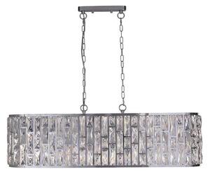 Searchlight 65818-8CC - Полилей на верига BIJOU 8xE14/40W/230V