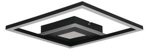 Searchlight 44250BK - LED плафон QUADRATE с възможност за димиране LED/24W/230V 36x36 см