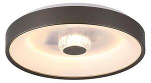 Searchlight 89735-38LT - LED димируем плафон POLKA 24W/230V + 6W, диаметър 38,5 см, кафяв