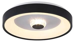 Searchlight 89735-38BK - LED димируемо таванно осветително тяло POLKA 24W/230V + 6W Ø 38,5 cm черно