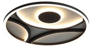 Searchlight 82100-39BK - LED димируемо таванно осветително тяло ZENDISC LED/20W/230V 3000K Ø 39 cm
