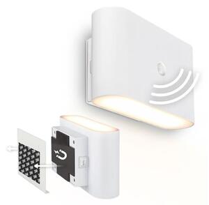 Briloner 3878016 - LED акумулаторна стенна лампа със сензор CHAT LED/3W/5V 2000 mAh бяла