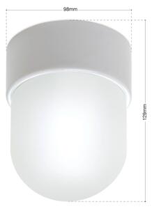 Orion - плафон OSTIA 1xE27/40W/230V Ø 9,8 cm бял