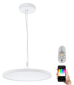 Eglo 33676 - LED RGBW, димируем полилей на кабел CERIGNOLA-C LED/32W/230V бял + с дистанционно управление