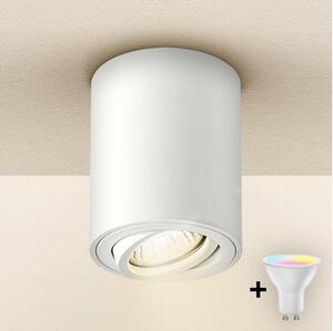 Brilagi - LED RGBW димируемо точково осветително тяло MIA 1xGU10/4,8W/230V 100x80 mm бяло