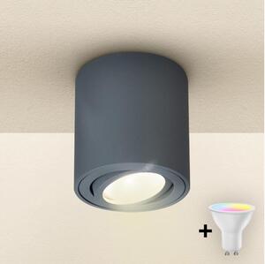 Brilagi - LED RGBW димируемо точково осветително тяло MIA 1xGU10/4,8W/230V 84x80 мм антрацит