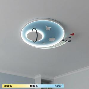 Brilagi -LED Детско таванно осветително тяло STARSHIP LED/64W/230V 3000/4500/6000K синьо