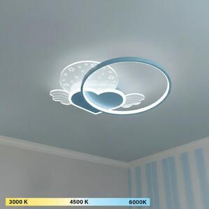 Brilagi - LED детско таванно осветително тяло LOVE LED/48W/230V 3000/4500/6000K синьо