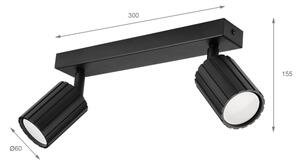 Brilagi - Точково осветително тяло CRISPINA 2xGU10/10W/230V черно