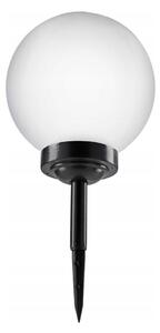 Соларна LED лампа LED/1,2V 6500K 200 mAh Ø 25 cm IP44 бяла/черна