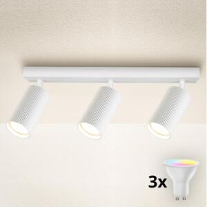 Brilagi - LED RGBW димируемо точково осветително тяло SELE MODERN 3xGU10/4,8W/230V бяло