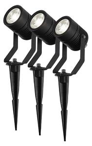 Nedis ZBLOS10RGBW3-SADA 3x LED RGBW външна лампа с димер LED/3W/230V IP65 Wi-Fi Tuya