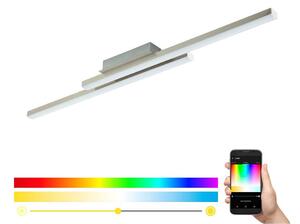 Eglo 55971 - LED RGBW димируемо таванно осветително тяло FRAIOLI-C LED/34W/230V с хром+дистанционно управление