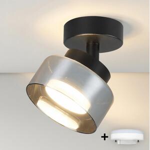 Brilagi - LED Точково осветително тяло AURA LUX 1xGX53/30W/230V Ø 13 см черно/опушено