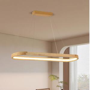 Brilagi - LED полилей на кабел UMEA WOOD LED/40W/230V 90x22 cm дърво