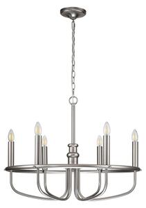 Kichler KL-CAPITOL-HILL6-BN-Полилей на верига CAPITOL HILL 6xE14/40W/230V хром